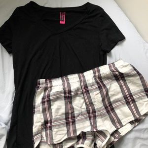 La Senza: Pyjama Set + Extra Plaid Pants💫